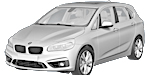 BMW F45 U0764 Fault Code
